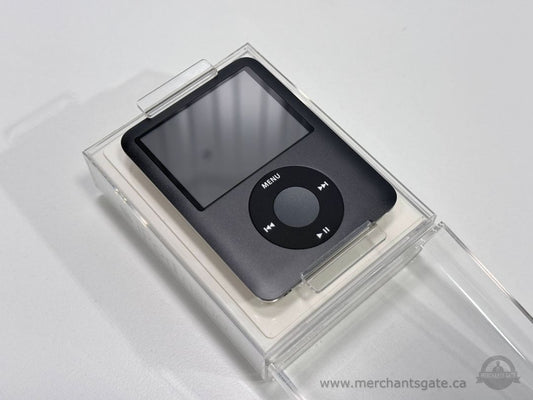 Apple iPod Nano 3rd Gen 8GB Black A1236 New Open Box - Needs Battery