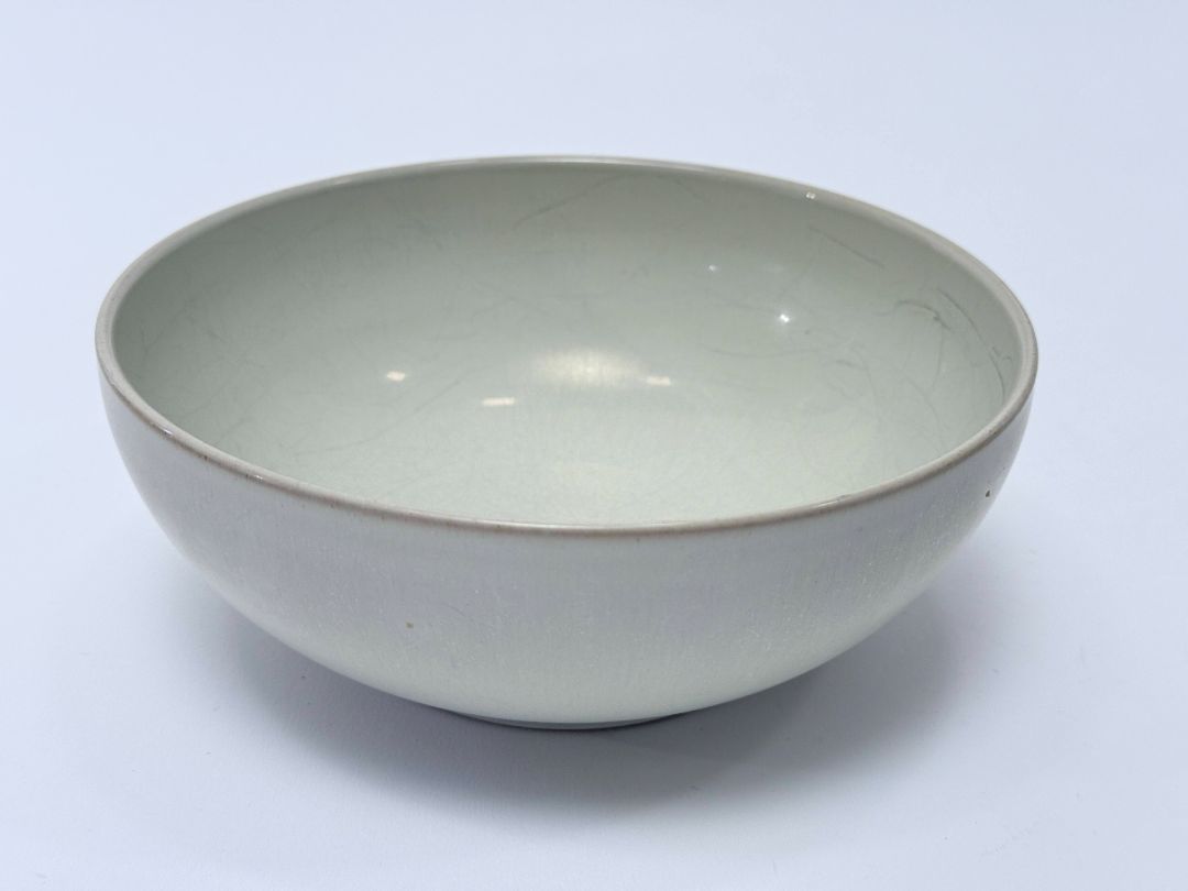 Denby Linen Cereal Bowl 6 Inch Stoneware Made In England Vintage Tableware 2000s