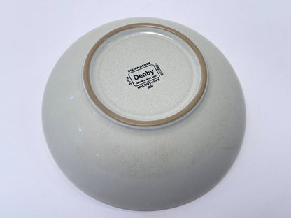 Denby Linen Cereal Bowl 6 Inch Stoneware Made In England Vintage Tableware 2000s