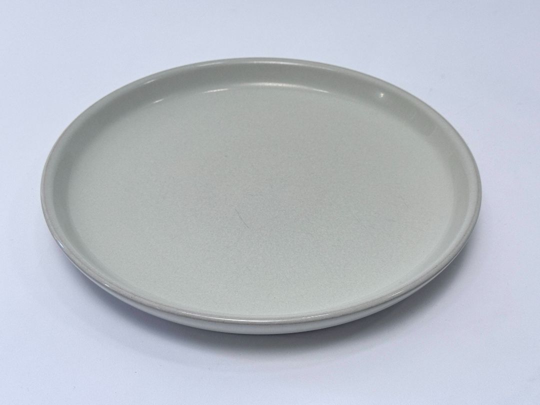 Denby Linen Stoneware Dinner Plate 10 Inch Made In England Vintage Tableware 2000s