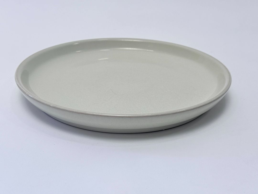 Denby Linen Stoneware Dinner Plate 10 Inch Made In England Vintage Tableware 2000s