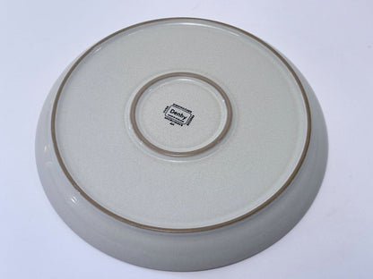 Denby Linen Stoneware Dinner Plate 10 Inch Made In England Vintage Tableware 2000s