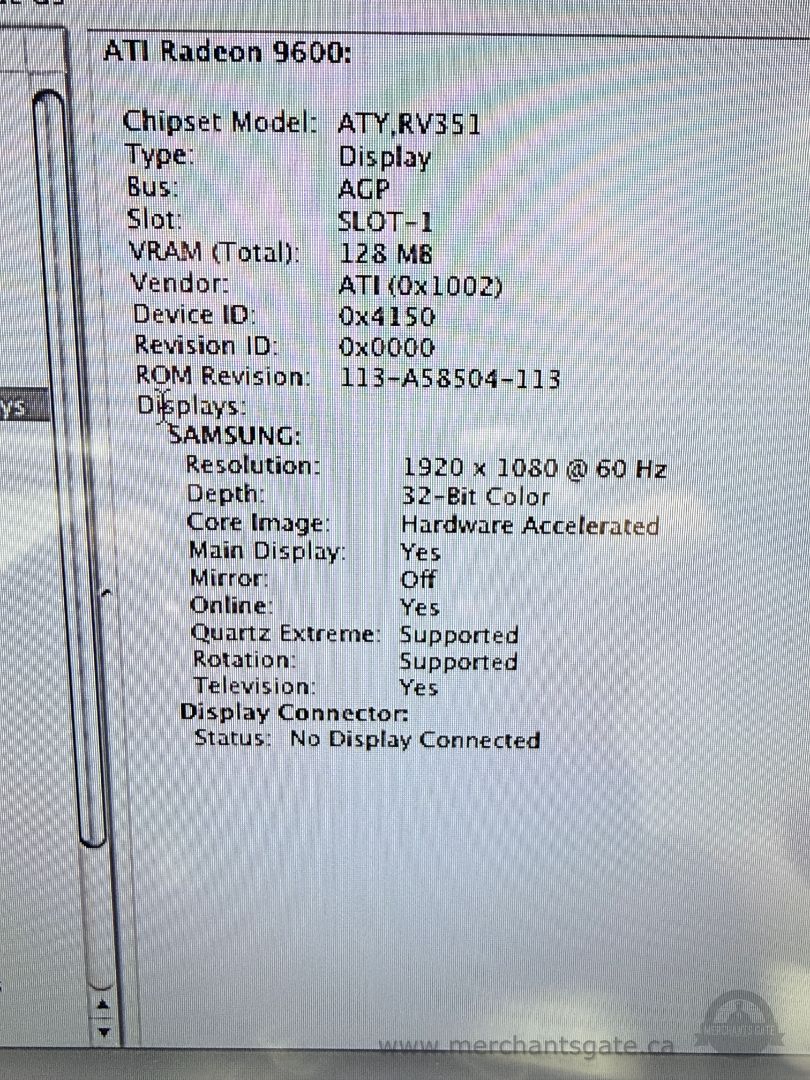 Apple Power Mac G5 Dual 2GHz Tower Desktop Computer PowerPC G5 ATI Radeon