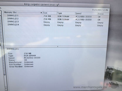 Apple Power Mac G5 Dual 2GHz Tower Desktop Computer PowerPC G5 ATI Radeon