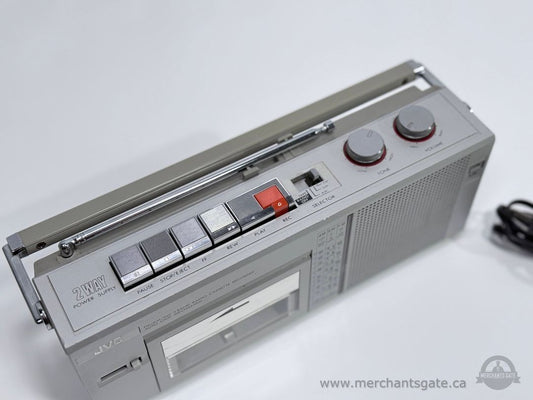 Vintage JVC RC-S10C Radio Cassette Recorder AM FM SW Portable Boombox
