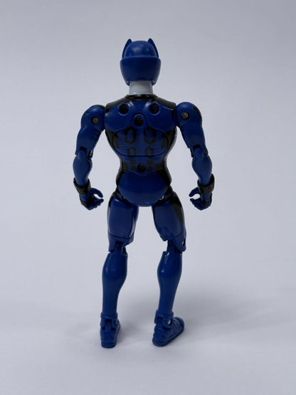 Vintage Blue Power Ranger Action Figure – 6” Articulated Toy – 2000s Jungle Fury Ranger