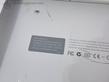 Apple Power Mac G5 Dual 2GHz Tower Desktop Computer PowerPC G5 ATI Radeon