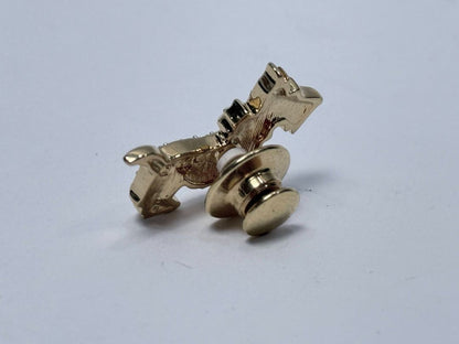 Sparkly Dog Pin Gold Tone Crystal Scottie Brooch Retro Puppy Jewelry Lapel Accessory