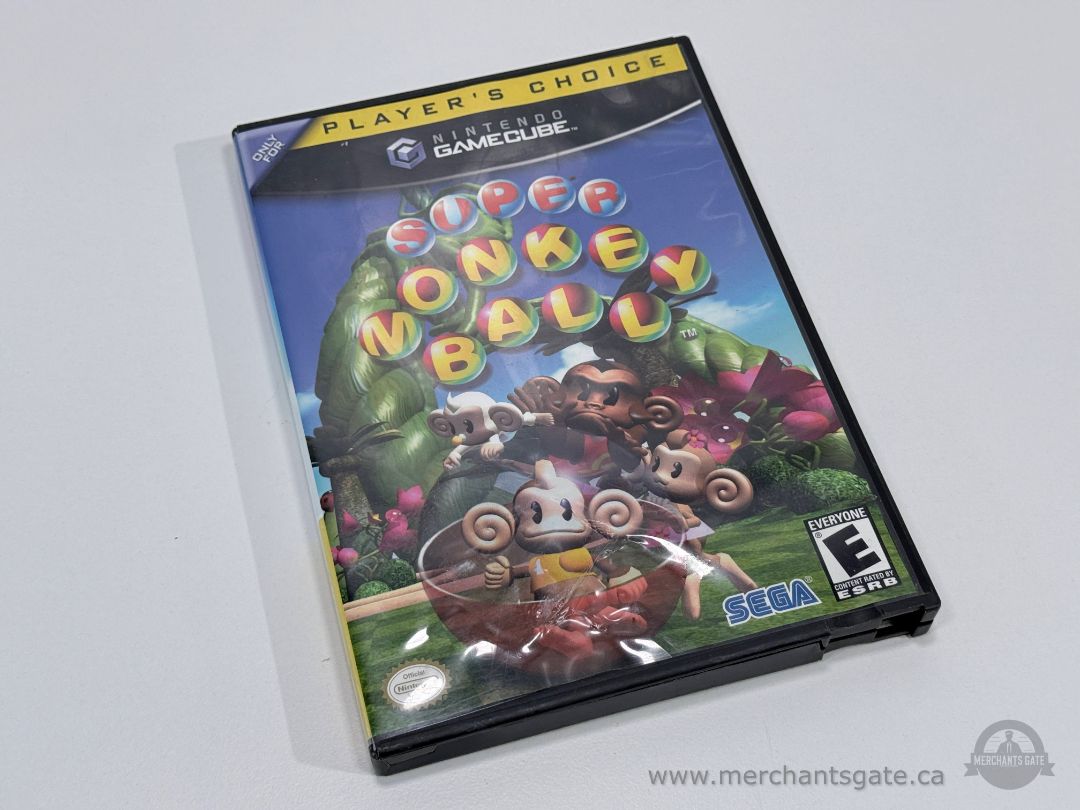 Super Monkey Ball GameCube Player’s Choice Game Complete in Case