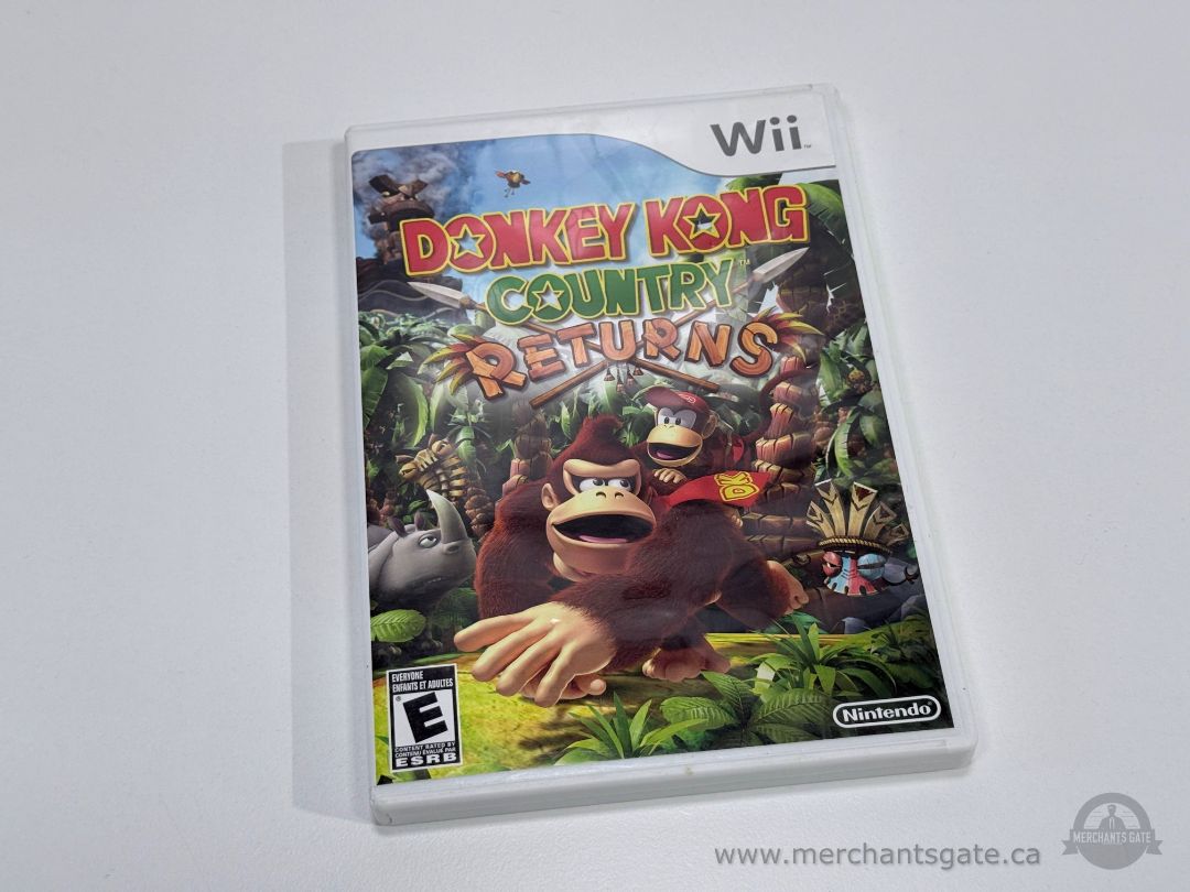 Donkey Kong Country Returns Wii Game in Case