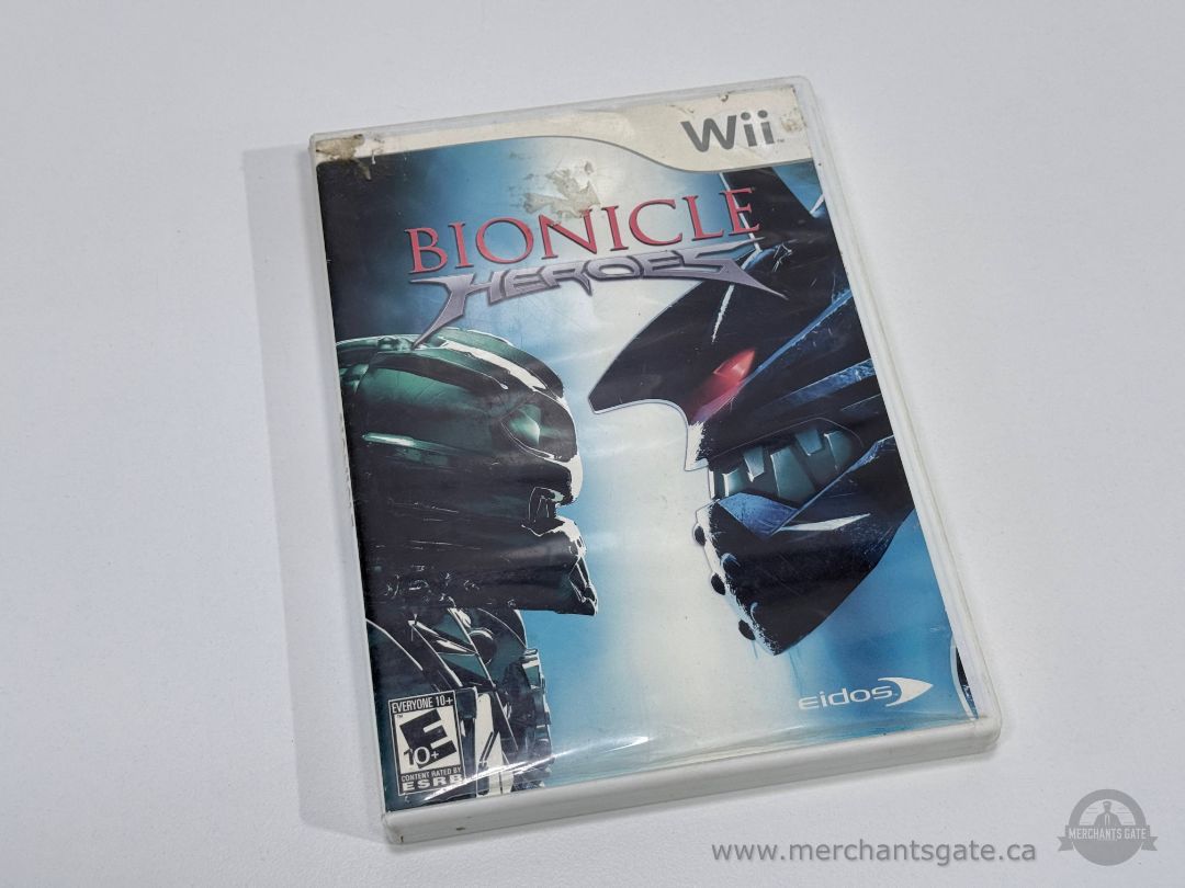 Bionicle Heroes Wii Game in Case Action Adventure Eidos