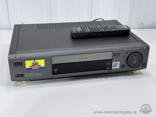 Sony SLV-X717SG Multi-System VCR VHS Player PAL NTSC SECAM Multi-Region w/ Remote