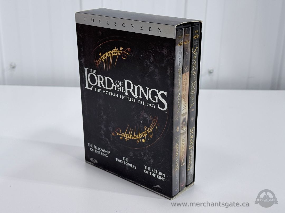 Lord of the Rings DVD Trilogy Full Screen Box Set Fellowship Two Towers Return