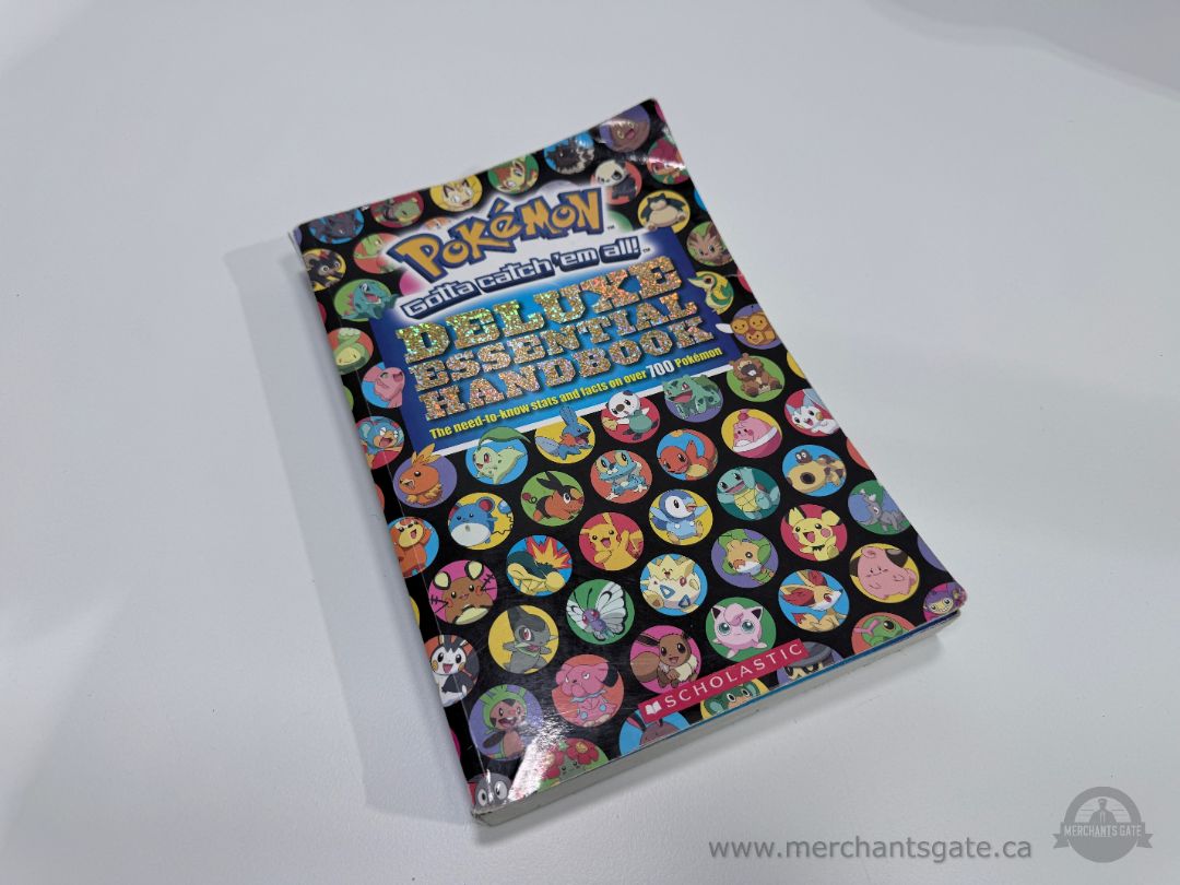Pokemon Deluxe Essential Handbook Book Scholastic 700 Pokemon Guide