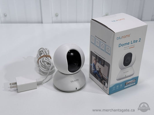 Blurams Dome Lite 2 Security Camera Indoor WiFi Smart Home Camera with Power Adapter