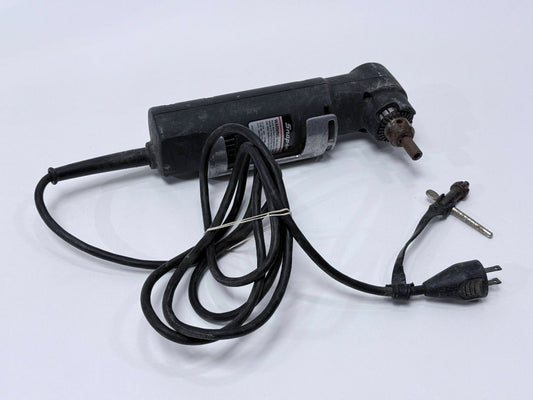 Snap On Right Angle Drill ET1210 120V 3 8 Inch Corded Electric 3/8 Chuck Power Tool With Key