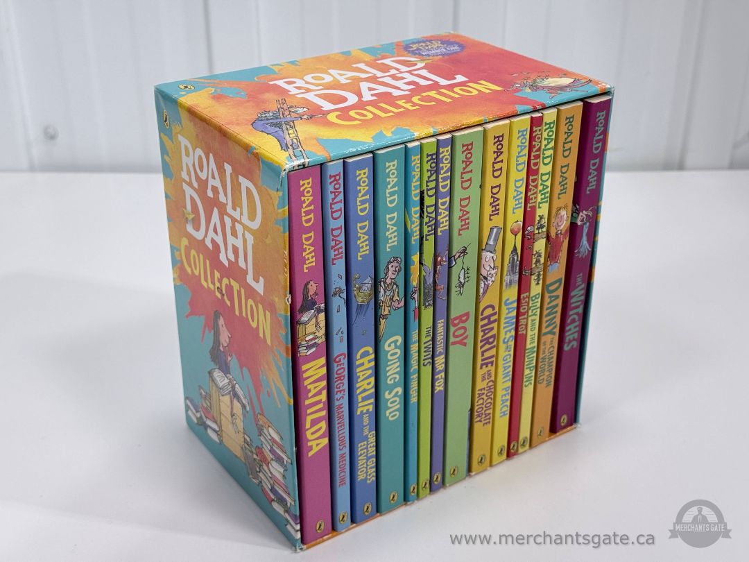 Roald Dahl Collection 14 Book Box Set Matilda BFG Witches Charlie Complete Kids Books