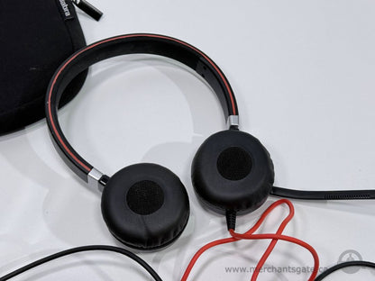 Jabra GN Wired USB Headset with Microphone Control Unit and Case