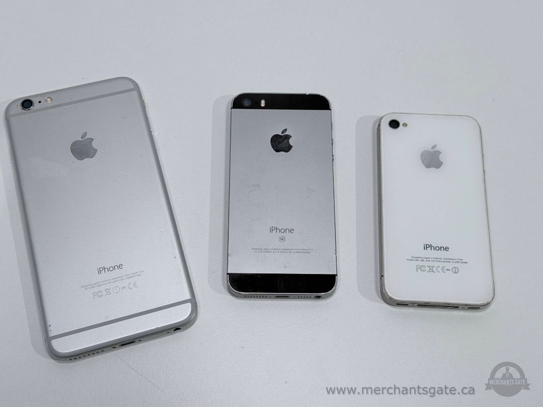 Apple iPhone Lot of 3 (iPhone 6 Plus, iPhone SE, iPhone 4/4S) AS-IS Parts Repair