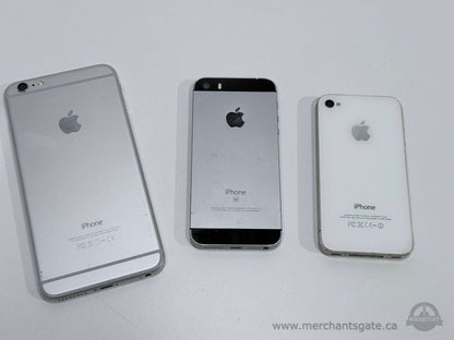 Apple iPhone Lot of 3 (iPhone 6 Plus, iPhone SE, iPhone 4/4S) AS-IS Parts Repair