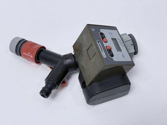 Gardena C14e Digital Garden Hose Timer With New Duracell 9V Battery Water Irrigation