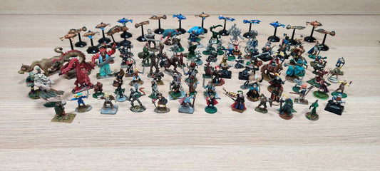 Ral Partha Huge Lot 114 Pieces 1970's - 1990's Painted / D&D RARE Pcs