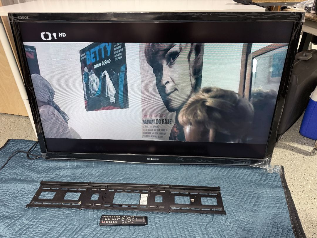 Sharp Aquos 65" LCD TV LC-65D64U 1080p with Wall Mount