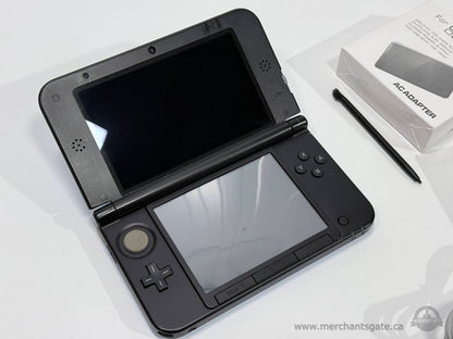Nintendo 3DS XL Blue Handheld Console with Charger Stylus Tested Factory Reset
