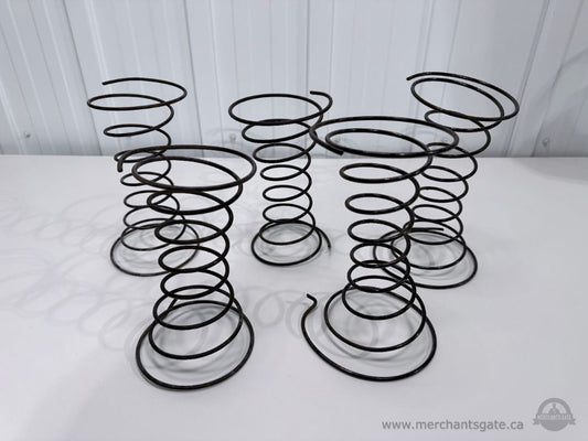Set of 5 Antique Sofa Coil Springs Vintage Upholstery Furniture Repair 1920s Salvaged
