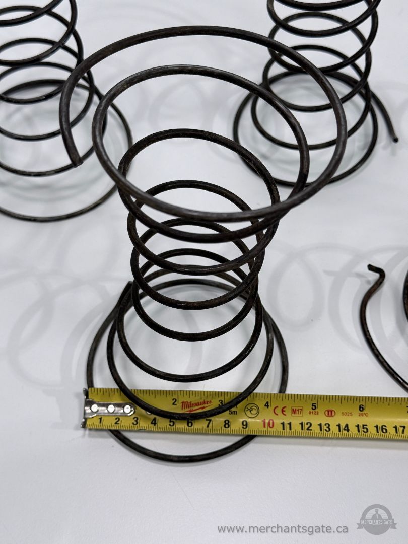 Set of 5 Antique Sofa Coil Springs Vintage Upholstery Furniture Repair 1920s Salvaged