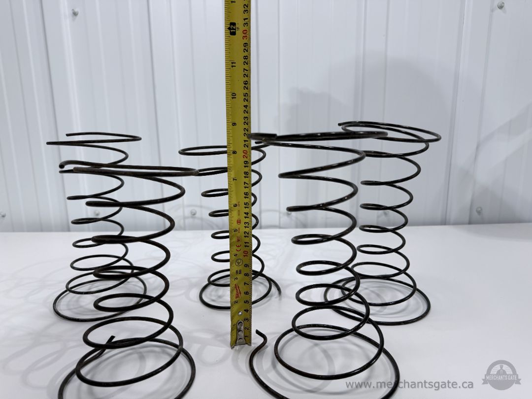 Set of 5 Antique Sofa Coil Springs Vintage Upholstery Furniture Repair 1920s Salvaged