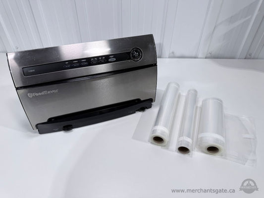 FoodSaver V3840 Vacuum Sealer Machine with Bag Rolls Accessories