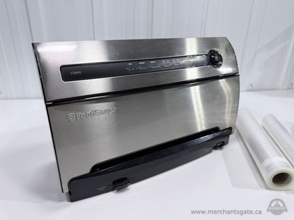 FoodSaver V3840 Vacuum Sealer Machine with Bag Rolls Accessories