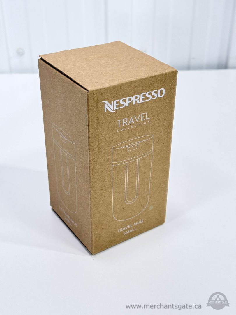 New Nespresso Travel Mug Small Sage Green Coffee Tumbler Thermo Cup