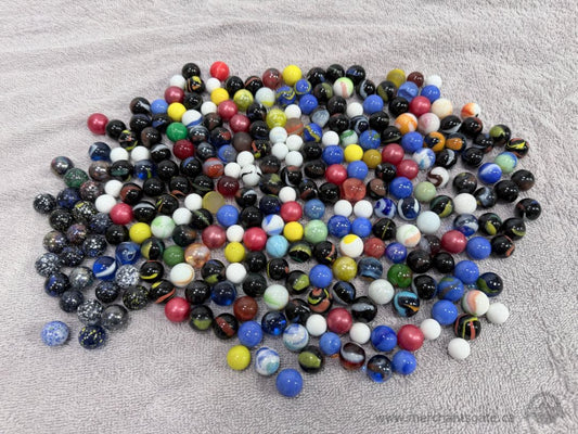 Huge Vintage Marble Lot Mixed Glass Cat’s Eye Swirl Solid Color Marbles 1.34kg