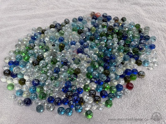 Large Decorative Vintage Glass Marble Lot Vase Fillers Aquarium Craft Marbles 2.27kg