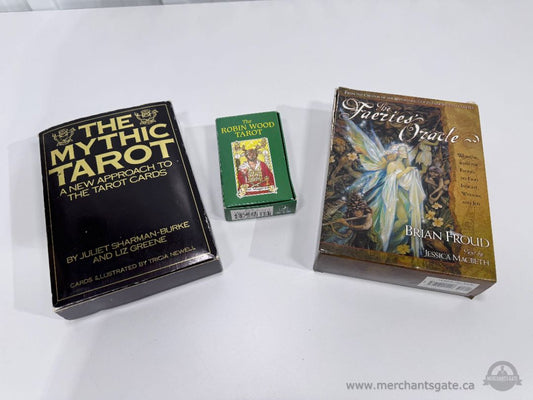 Tarot Card Deck Collection Mythic Tarot Faeries Oracle Robin Wood Tarot Set