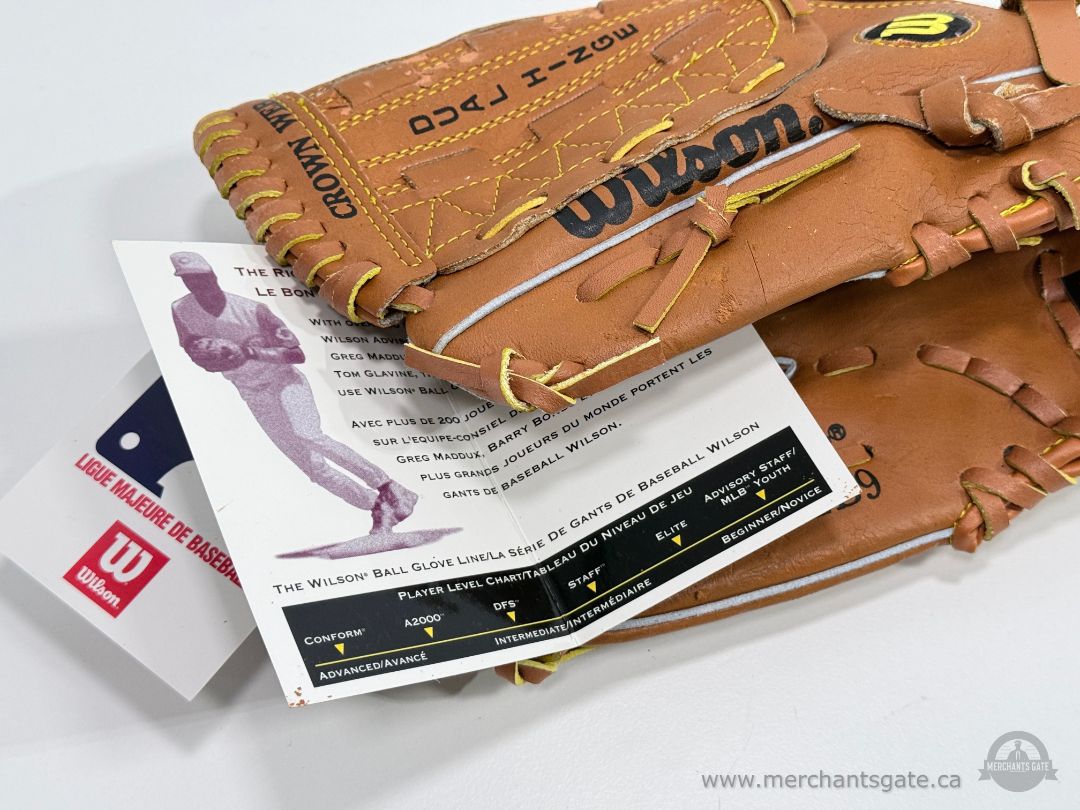 New Old Stock Wilson MLB Pro Pleat 11.5" Baseball Glove Staff Leather A2236 MLB9