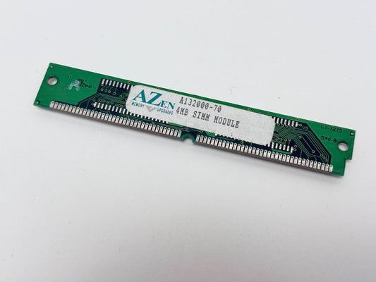 4MB 72 Pin SIMM RAM Stick AZEN Vitelic APO0251B Vintage Memory Module 1990s Upgrade
