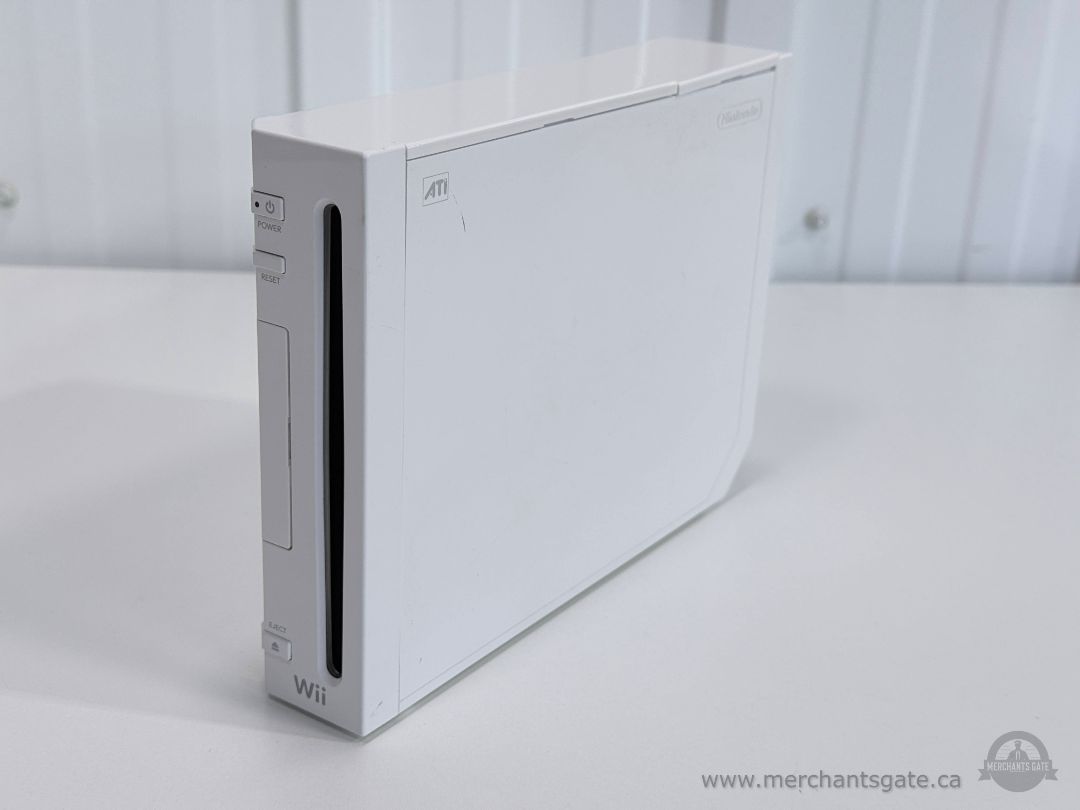 Nintendo Wii Console White RVL-001 Backwards Compatible Read Description