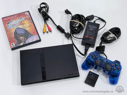 Sony PlayStation 2 Slim PS2 Console Bundle SCPH-70011 OEM Controller Tekken 4