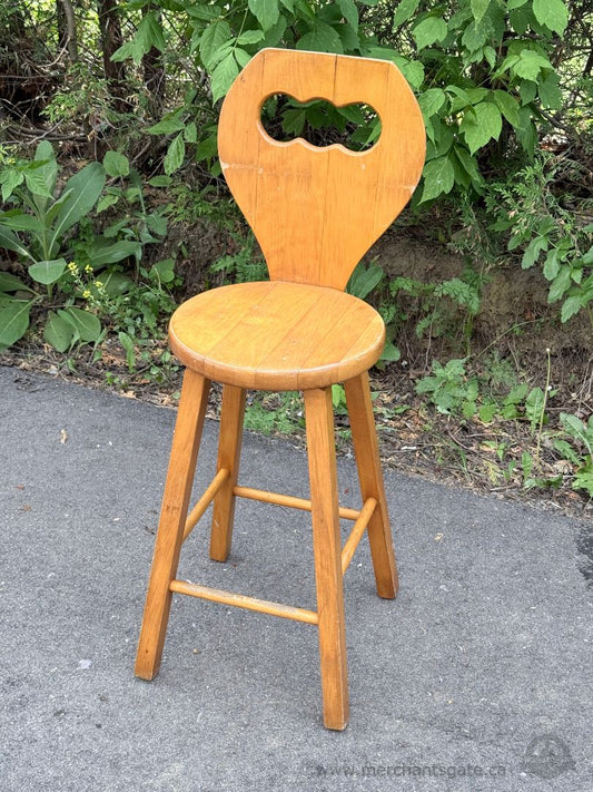 Solid Wood Bar Stool Kitchen Decorative Chair