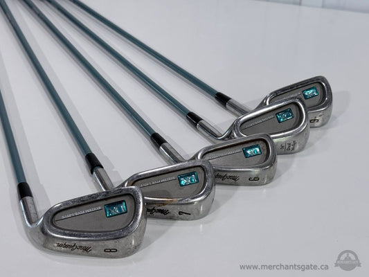 Vintage MacGregor DX Golf Club Set Woods Irons Dual Wedge Head Covers