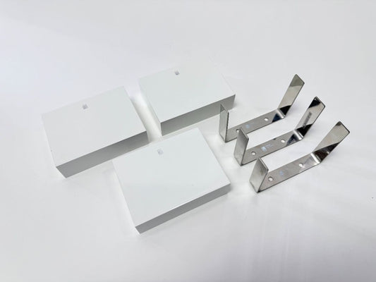 Umbra Showcase Floating Shelves Set of 3 White Wall Mount Display Ledges Gallery Style