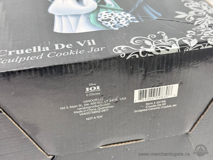 Disney 101 Dalmatians Cruella De Vil Ceramic Cookie Jar With Box