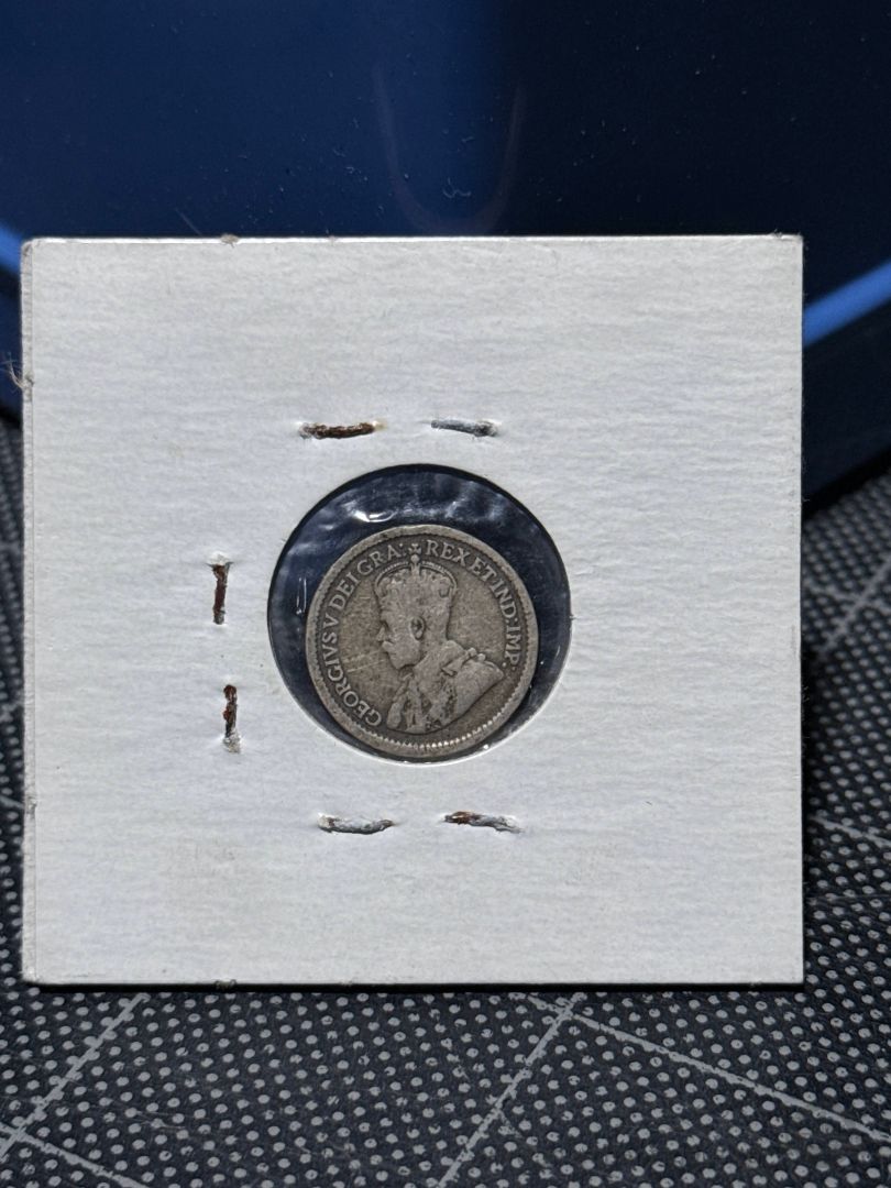 1912 Newfoundland King George V Historical Collectible Display Piece