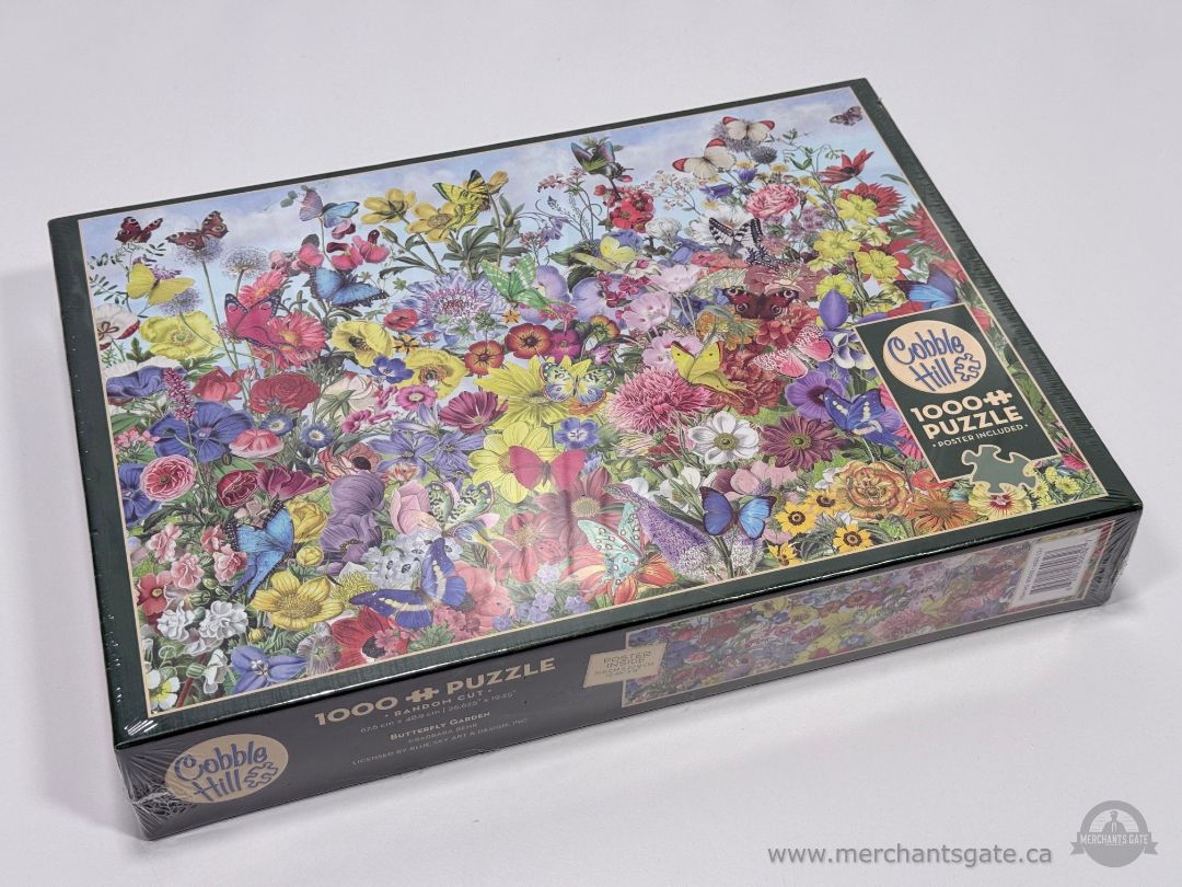 New Cobble Hill Butterfly Garden 1000 Piece Puzzle Sealed Complete
