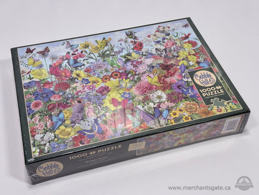 New Cobble Hill Butterfly Garden 1000 Piece Puzzle Sealed Complete