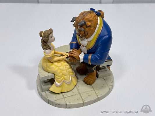 Disney Beauty and the Beast Animated Classics Figurine Belle & Beast 7"