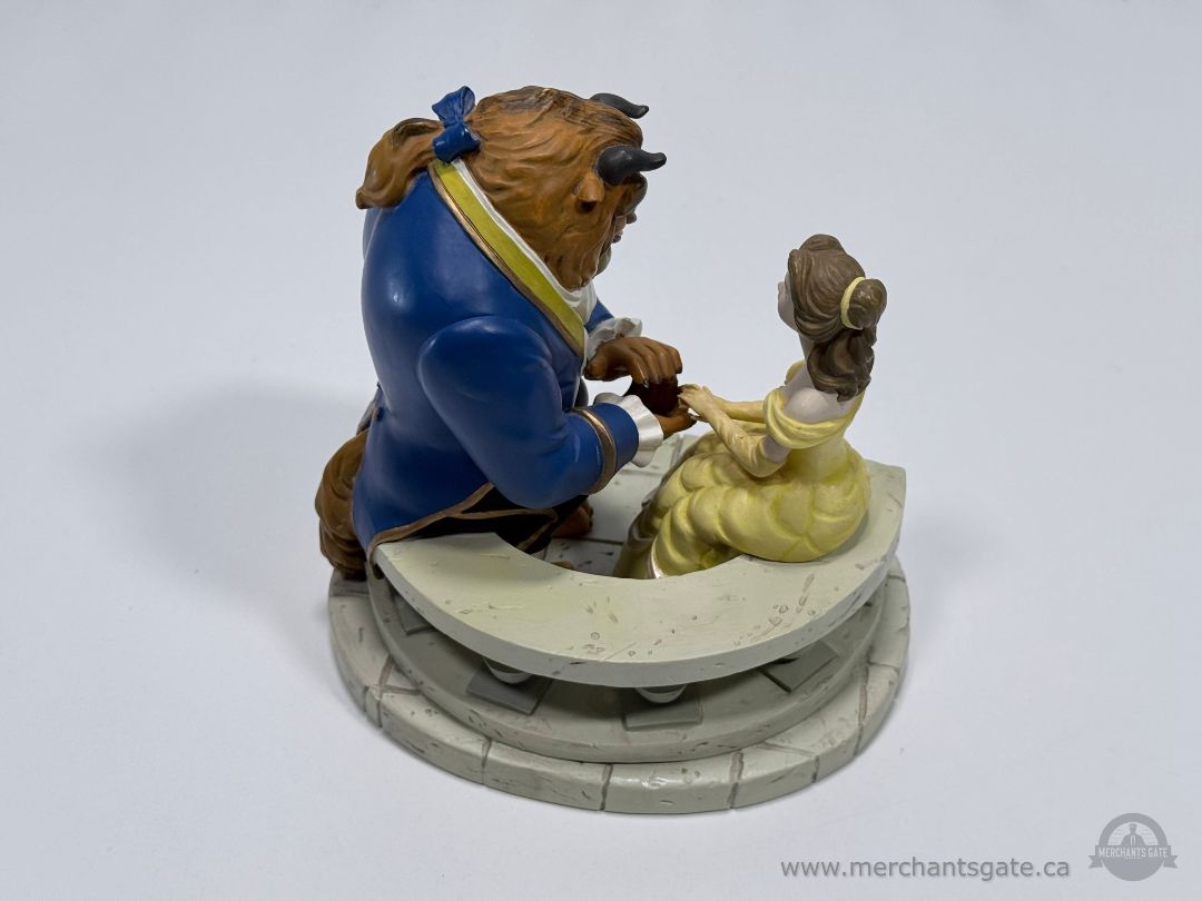Disney Beauty and the Beast Animated Classics Figurine Belle & Beast 7"